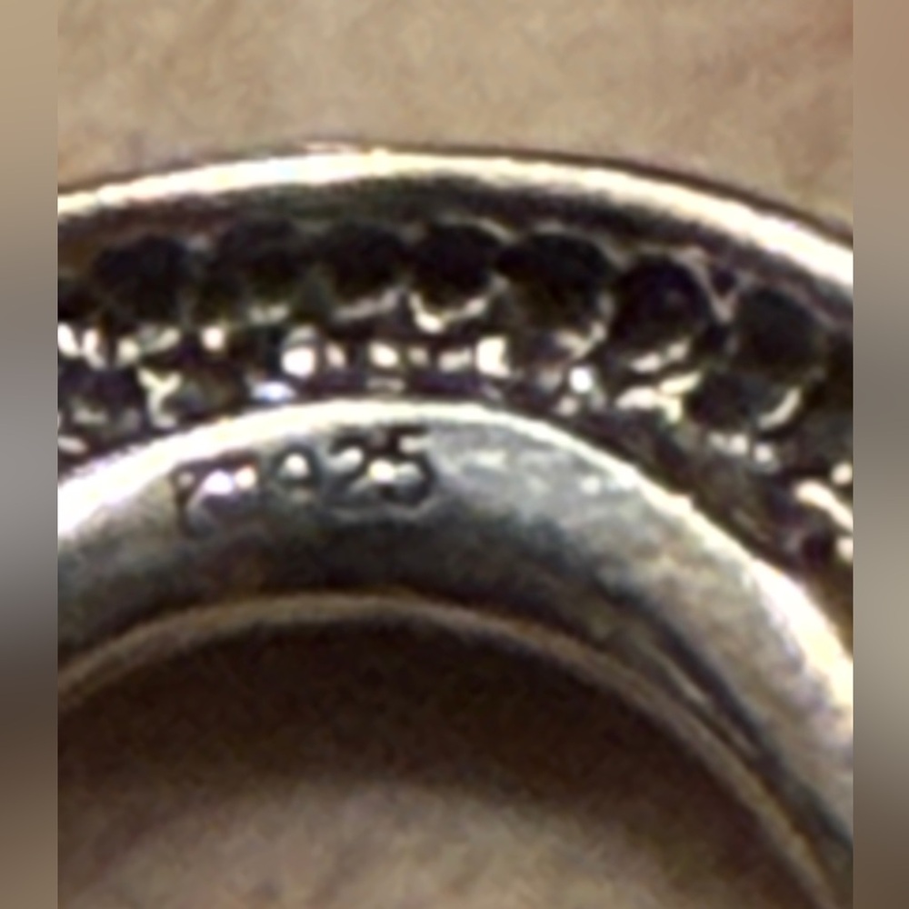 Sterling silver infinity cuff bracelet - Picture 4 of 6